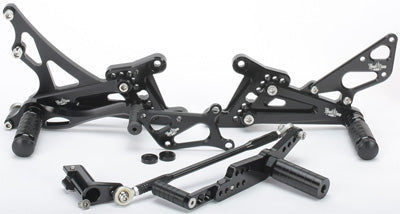 YANA SHIKI BILLET REAR SET BLACK PART# VRD1303 NEW