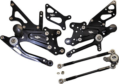 YANA SHIKI BILLET REAR SET BLACK PART# VRD1305 NEW