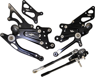YANA SHIKI BILLET REAR SET BLACK PART# VRD1306 NEW