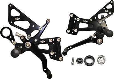 YANA SHIKI BILLET REAR SET BLACK PART# VRD1308 NEW