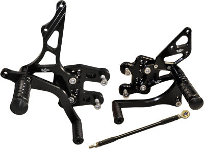YANA SHIKI BILLET REAR SET BLACK PART# VRD1311 NEW