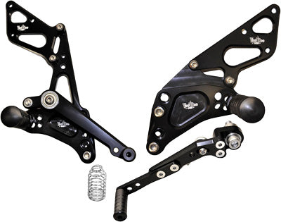 YANA SHIKI BILLET REAR SET BLACK PART# VRD1312 NEW
