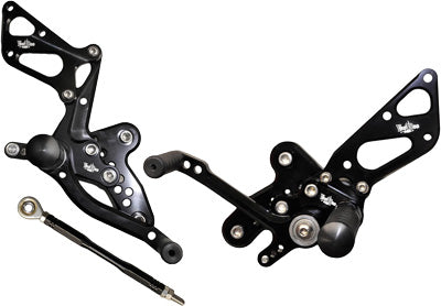 YANA SHIKI BILLET REAR SET BLACK PART# VRD1313 NEW