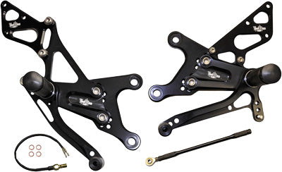 YANA SHIKI BILLET REAR SET BLACK PART# VRD1316 NEW