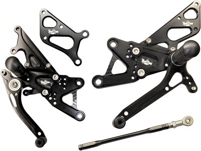 YANA SHIKI BILLET REAR SET BLACK PART# VRD1319 NEW
