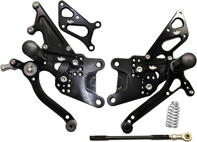 YANA SHIKI BILLET REAR SET BLACK PART# VRD1320 NEW