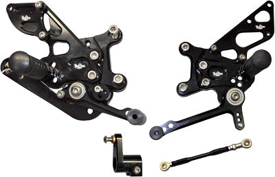 YANA SHIKI BILLET REAR SET BLACK PART# VRD1324 NEW