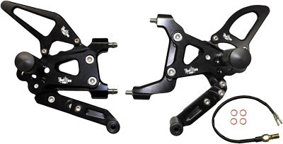 YANA SHIKI BILLET REAR SET BLACK PART# VRD1330 NEW