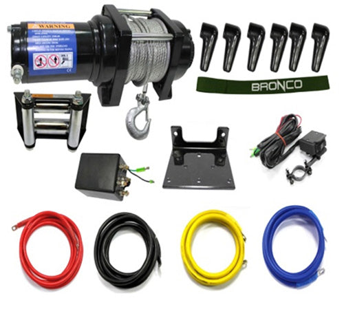 SPI-SPORT PART AC-12015 BRONCO 2500 LB WINCH STEEL CABLE