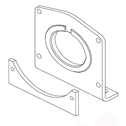 SPI-SPORT PART AC-12002L DRUM SUPPORT PLATE KIT FOR 6212002 WINCH