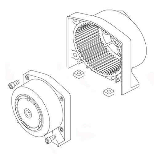 SPI-SPORT PART AC-12002J REPL.END HOUSING & CLUTCH ASSEMBLY FOR 6212002 WINCH PA