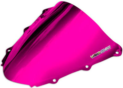 YANA SHIKI R-SERIES WINDSCREEN (RED CHROME) PART# HW-1007CRE NEW