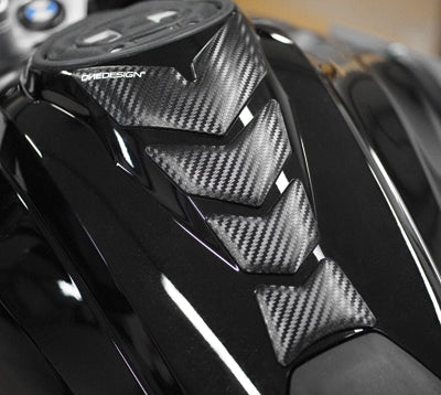 ONE EMBLEMS SOFT TOUCH SLIM CARBON PRESPACED TANKPAD PART NUMBER CGAN127P