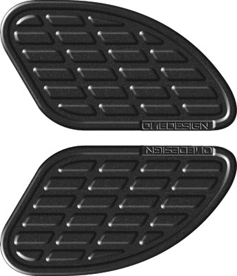 ONE EMBLEMS SOFT TOUCH LEATHER L&R BLACK TANKPAD BUMPS13P
