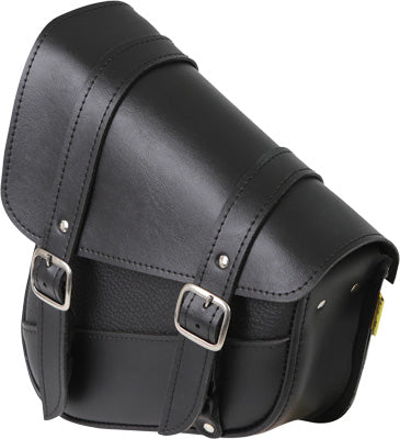 WILLIE  MAX BLK SYN LEATHER SWINGARM BAG 1 0.5" XLARGE 11.5" XLARGE 4.5" 59776-0