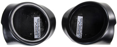 SSV WORKS SSV FRT SPEAKER PODS UNLOADED POL RZR 570/800/900 PART# RZ2-FKP65-U