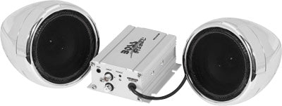 BOSS AUDIO 600W BT ALL TERRAIN SOUND SYSTEM CHROME PART# MC420B
