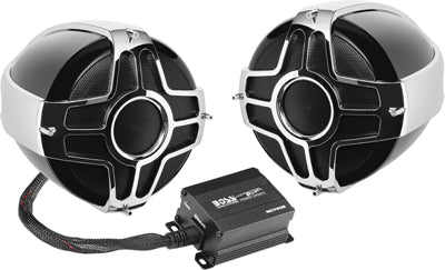 BOSS AUDIO BOSS 4" HANDLEBAR MOUNT 1000W 2-SPEAKER SYSTEM PART# MC750B NEW