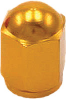 DRC AIR VALVE CAPS GOLD 2/PK PART# D58-03-103 NEW