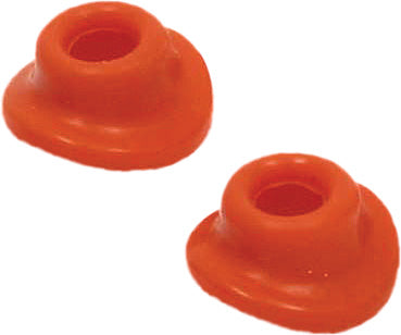 DRC AIR VALVE MUD GUARDS ORANGE (PAIR) PART# D58-06-007 NEW