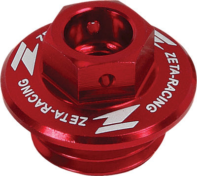 ZETA OIL FILLER PLUG (RED) PART# ZE89-2110 NEW