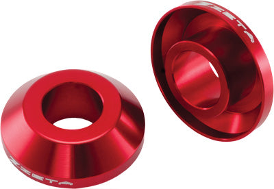 ZETA FAST REAR WHEEL SPACERS (RED) PART# ZE93-2202 NEW