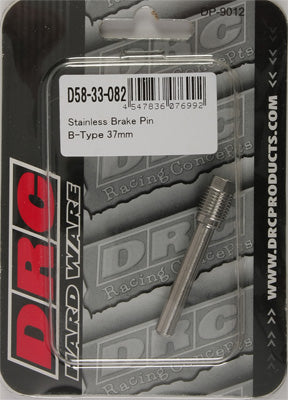 DRC STAINLESS BRAKE PIN B-TYPE 37MM PART# D58-33-082 NEW