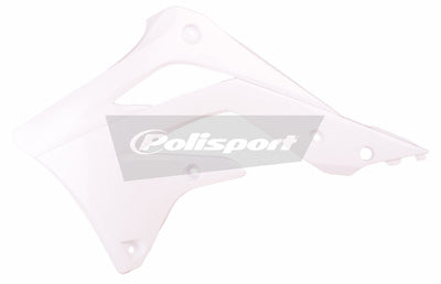 POLISPORT RADIATOR SCOOPS WHT KX450F 12 PART# 8415900002 NEW