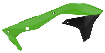 POLISPORT 2016 KAWASAKI KX450F RADIATOR SHROUD (GREEN) 8418300001