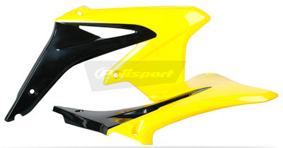 POLISPORT PR/RAD SHROUDS BLK/YEL PART# 8412500005 NEW