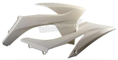 POLISPORT PR/RAD SHROUDS WHT KTM PART# 8428600001 NEW