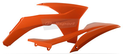POLISPORT PR/RAD SHROUDS ORG KTM PART# 8428600003 NEW
