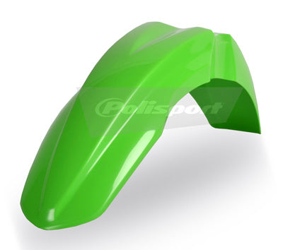 POLISPORT FRONT FENDER GRN KX250F/450F PART# 8572800001 NEW