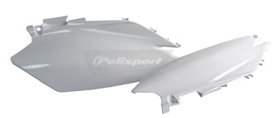 POLISPORT SIDE PANELS CRF250/450R '11-1 WHITE EURO MODELS 8605500001