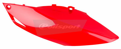 POLISPORT SIDE PLATES CRF450 13 RED PART# 8606800001 NEW