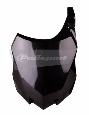 POLISPORT FRONT PLATE KX250/450F BLK PART# 8659200003 NEW