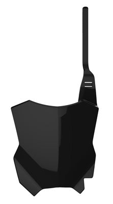 POLISPORT FRONT NUMBER PLATE (BLACK) 8665900003