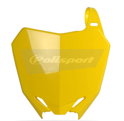 POLISPORT FRONT NUMBER PLATE (YELLOW) 8659300001