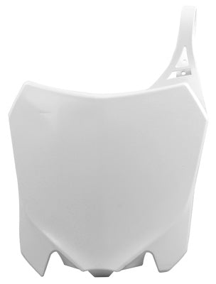 POLISPORT FRONT PLATE CRF450 13 WHT PART# 8659400002 NEW