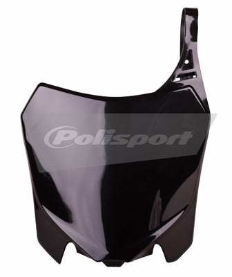 POLISPORT FRONT PLATE CRF450 13 BLK PART# 8659400003 NEW