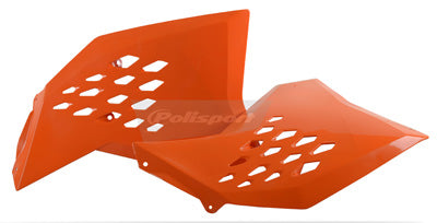 POLISPORT PR/RAD SHROUDS KTM ORANGE PART# 8428200002 NEW