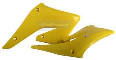POLISPORT RADIATOR SCOOPS (YELLOW RM 01) PART# 8410400001 NEW