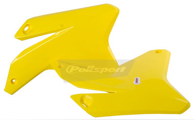 POLISPORT RADIATOR SCOOPS (YELLOW RM 01) PART# 8411400001 NEW