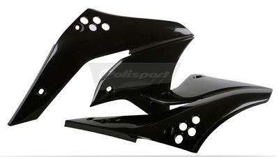 POLISPORT PR/RAD SHROUDS KX250F BLK 06-08 PART# 8426200001 NEW