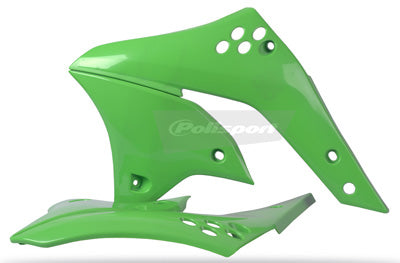 POLISPORT PR/RAD SHROUDS KX250F GREEN 06-08 08 PART# 8426200006 NEW