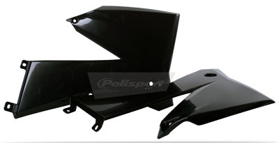 POLISPORT RADIATOR SCOOP KTM BLACK PART# 8411500001 NEW