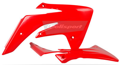 POLISPORT RADIATOR SCOOPS CRF150R RED 07-09 PART# 8412200001 NEW
