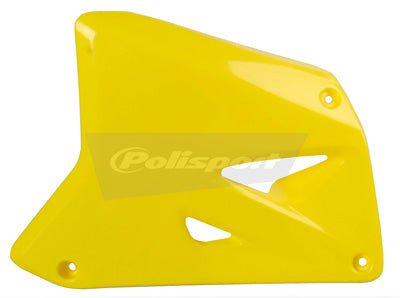 POLISPORT RADIATOR SCOOPS (YELLOW RM 01) PART# 8410700001 NEW