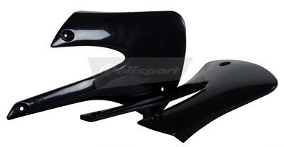 POLISPORT PR/RAD SHROUDS BLK KX85 98-10KX100 04-10 / RM100 03-08 PART# 842500000