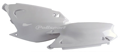 POLISPORT SIDE PANEL KAW WHT PART# 8601100002 NEW